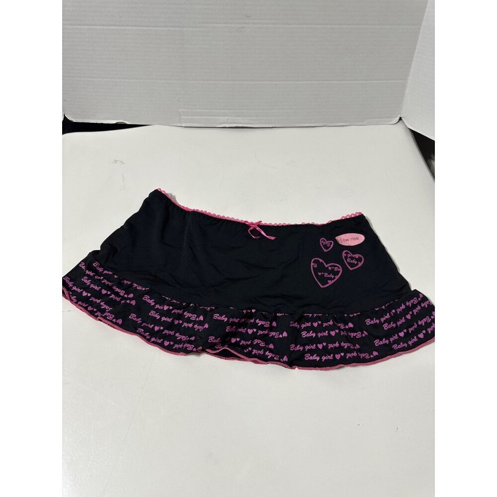 Basic universal Baby Girl Mini Skirt with G-String Intimate size XL NWT
